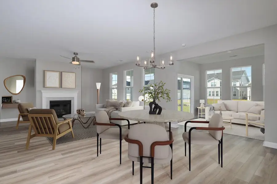 Furnished interior view inside a new home in Fieldstone, Lexington (Image 7).