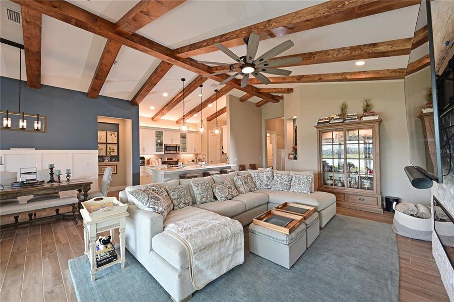 Furnished interior view inside a new home in LakeHouse Cove at Waterside, Sarasota (Image 19).