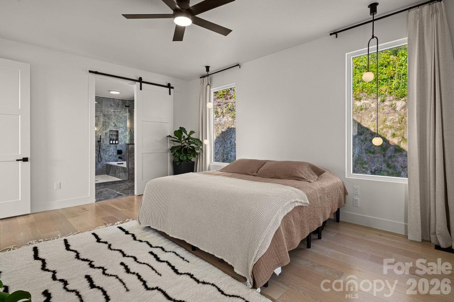 Furnished interior view inside a new home in , Hendersonville (Image 6).
