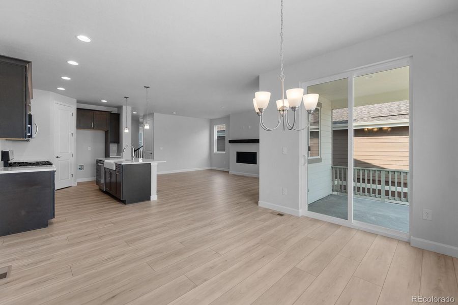 Furnished interior view inside a new home in , Castle Rock (Image 14). Furnished interior view inside a new home in , Castle Rock (Image 14).