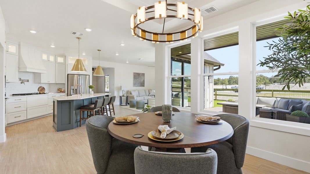 Furnished interior view inside a new home in Lakeside at Millican Reserve, College Station (Image 14).