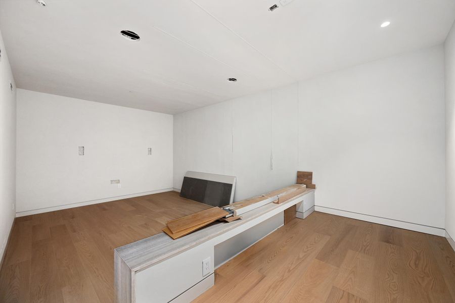 In-progress construction of a new home in , West Lake Hills, TX (Image 32).