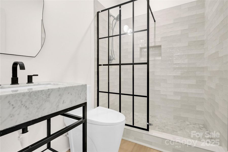 Basement level full bath Basement level full bath