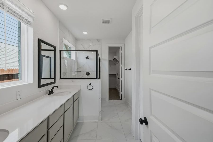 Furnished interior view inside a new home in Stillwater Ranch, San Antonio (Image 13).