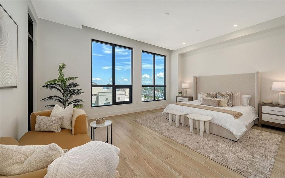 Furnished interior view inside a new home in , Sarasota (Image 28).