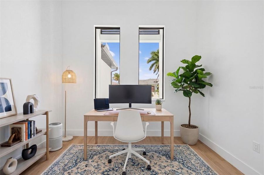 Furnished interior view inside a new home in , Cape Coral (Image 14). Furnished interior view inside a new home in , Cape Coral (Image 14).