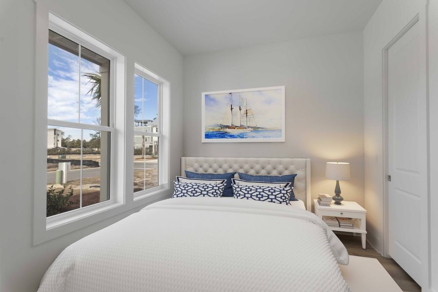 Representative furnished interior of a home built from the Piper by Brock Built in Nautilus Pointe, Inlet Beach (Image 5).