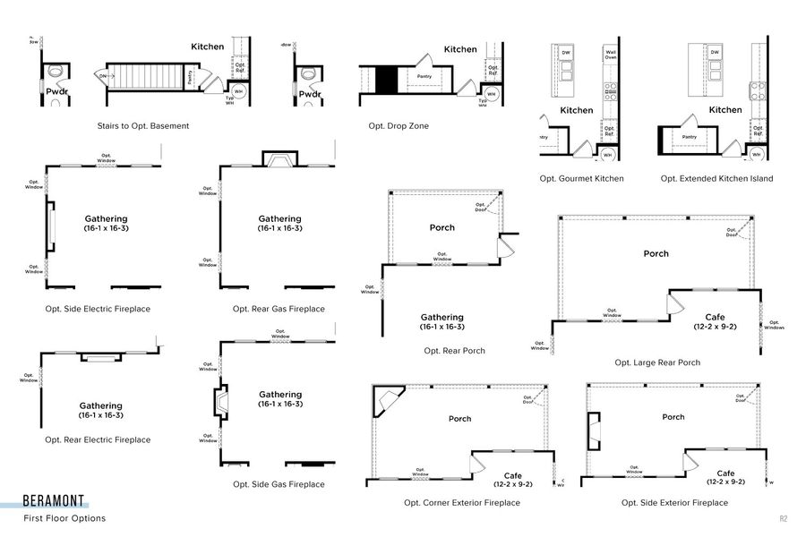2D floor plan layout for the Beramont by DRB Homes in Harrier Point, Woodruff, SC (Image 4). 2D floor plan layout for the Beramont by DRB Homes in Harrier Point, Woodruff, SC (Image 4).