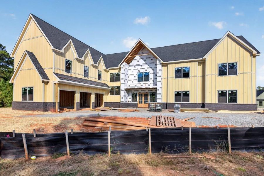 In-progress construction of a new home in , Monticello, GA (Image 42).