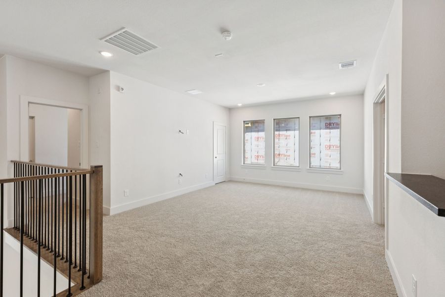 Representative unfurnished interior of a home built from the Geneva IV by Southgate Homes in Painted Tree 50' Series, McKinney (Image 29). Representative unfurnished interior of a home built from the Geneva IV by Southgate Homes in Painted Tree 50' Series, McKinney (Image 29).