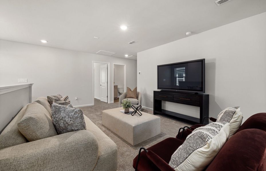 Furnished interior view inside a new home in Carpenter Falls, Durham (Image 15).