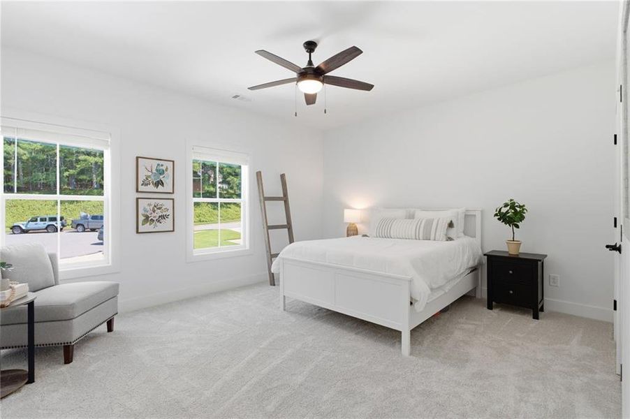 Furnished interior view inside a new home in , Cumming (Image 36).