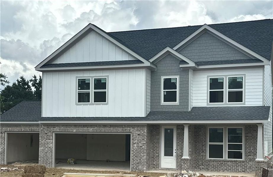 In-progress construction of a new home in , Loganville, GA (Image 3).