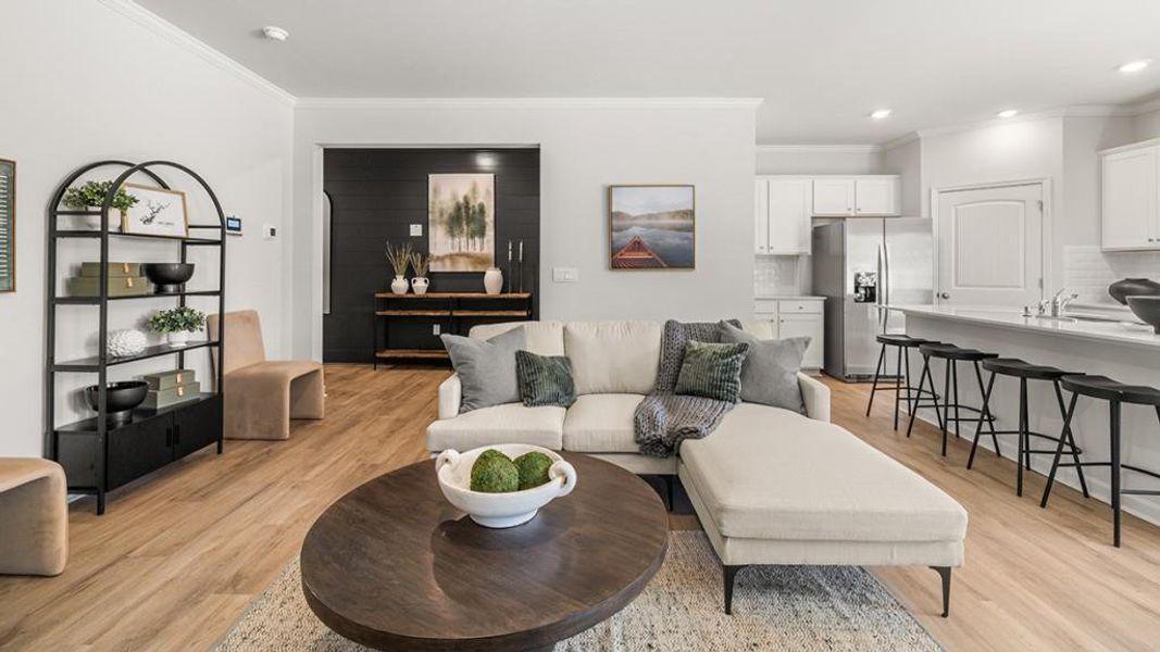 Furnished interior view inside a new home in Pointe Park, Union City (Image 42).