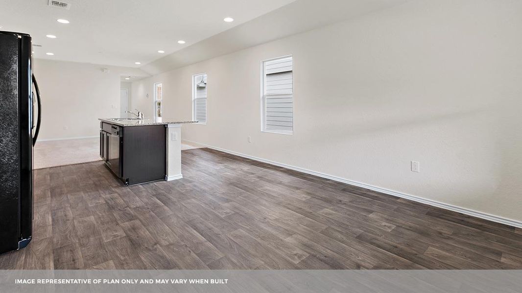 Spacious, unfurnished interior of a new home in Carillon, Manor (Image 11).