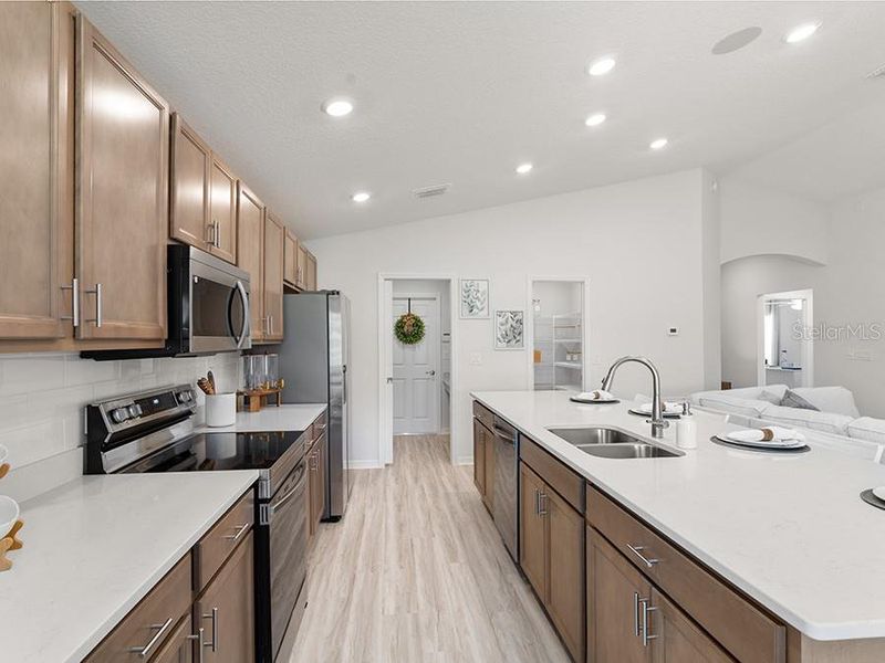 Furnished interior view inside a new home in Vista Trace, Belleview (Image 10).
