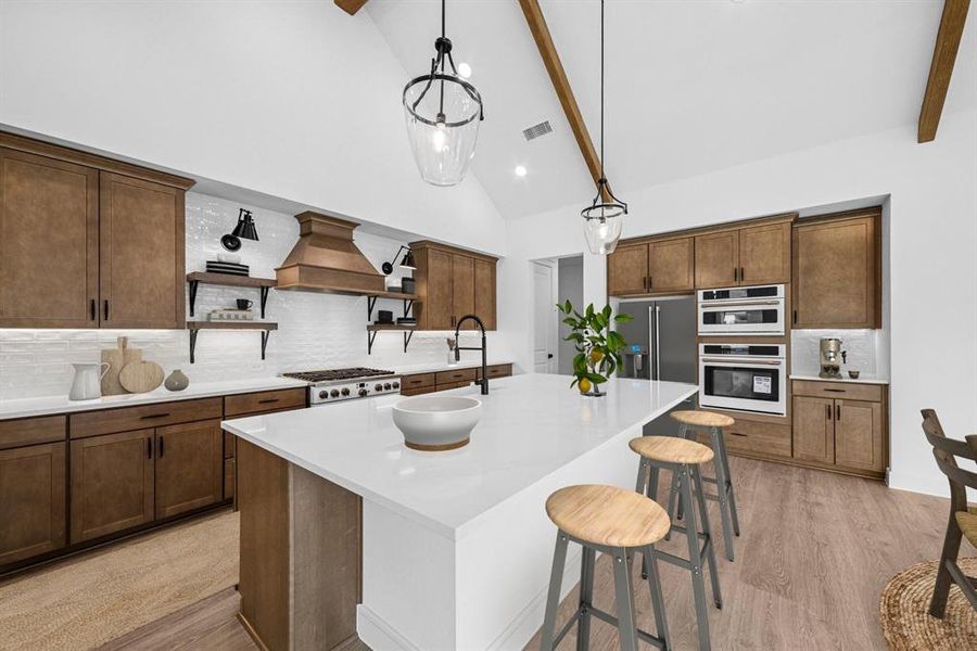 Furnished interior view inside a new home in Sterling Greene, Arlington (Image 6). Furnished interior view inside a new home in Sterling Greene, Arlington (Image 6).