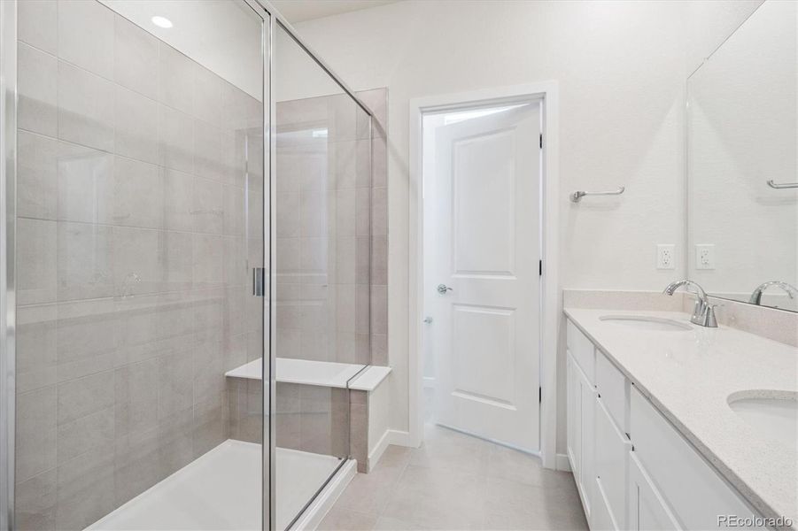 Furnished interior view inside a new home in Paired Homes at Alder Creek, Parker (Image 8). Furnished interior view inside a new home in Paired Homes at Alder Creek, Parker (Image 8).