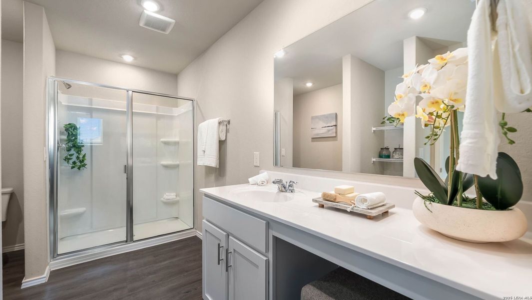 Furnished interior view inside a new home in , Lytle (Image 4).