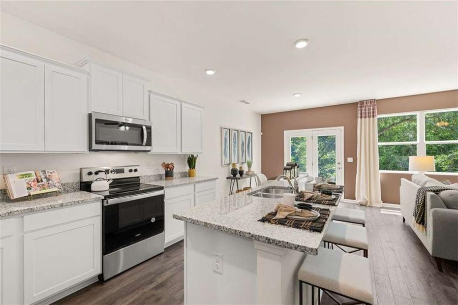 Furnished interior view inside a new home in Inverness at Sugarloaf, Lawrenceville (Image 32).