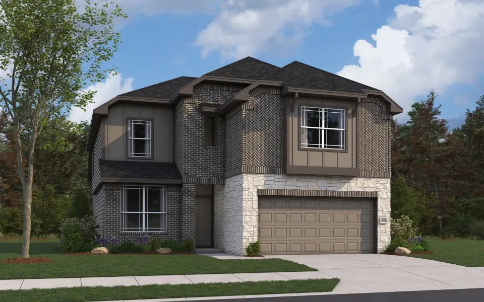 Rendering of floor plan. Colors and features may differ from shown representation.