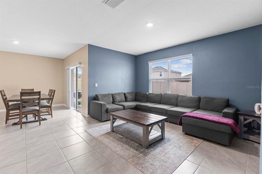 Furnished interior view inside a new home in Farm at Varrea, Plant City (Image 6). Furnished interior view inside a new home in Farm at Varrea, Plant City (Image 6).