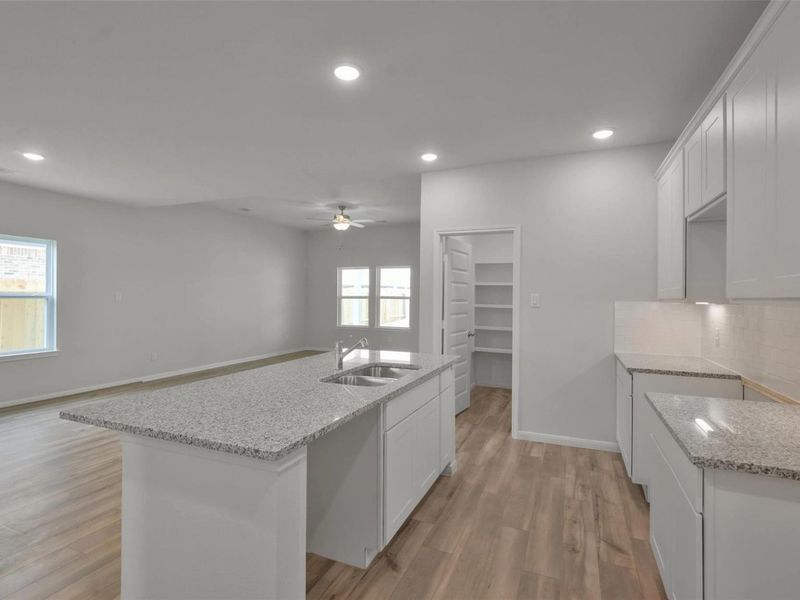 Furnished interior view inside a new home in River Ranch Meadows, Dayton (Image 9).