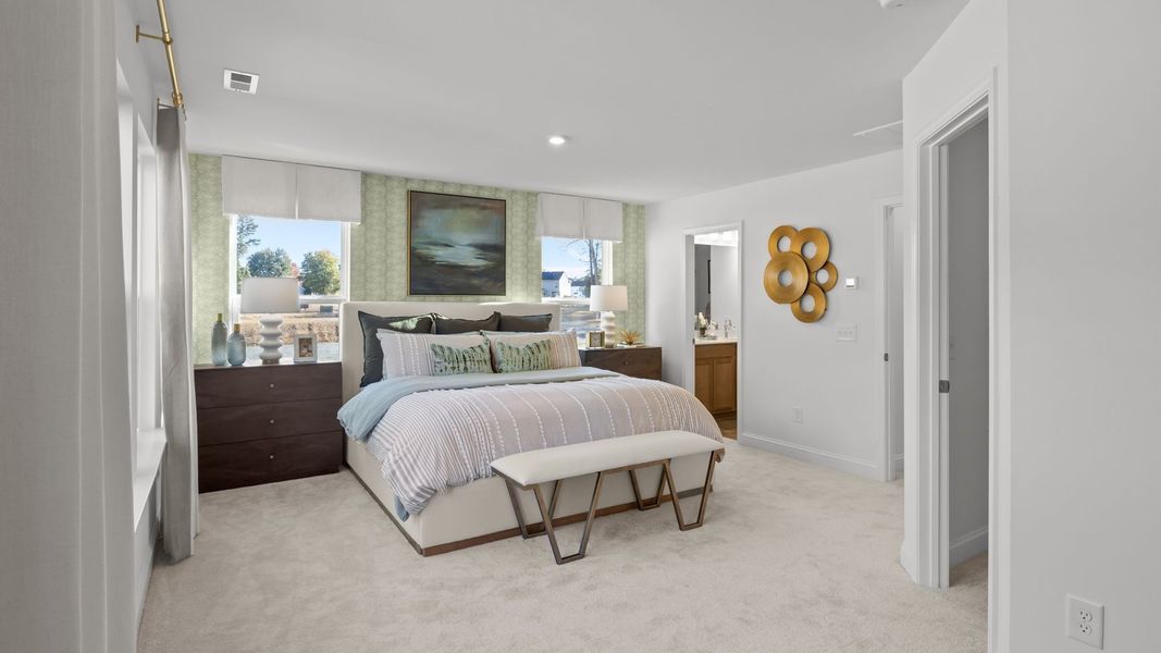 The Litchfield Plan by DBR Homes in Charlotte, NC - Primary Bedroom The Litchfield Plan by DBR Homes in Charlotte, NC - Primary Bedroom
