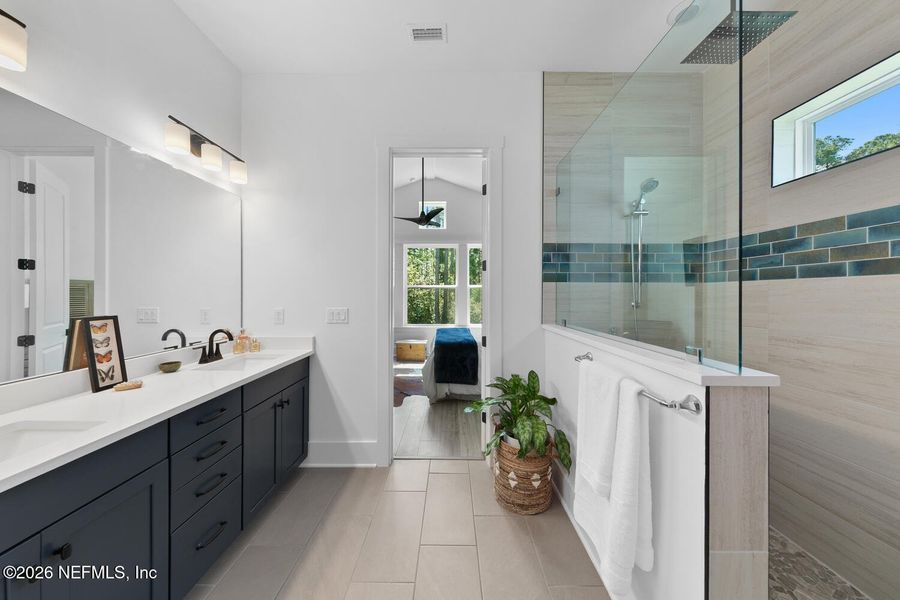 Furnished interior view inside a new home in , Ponte Vedra (Image 12).