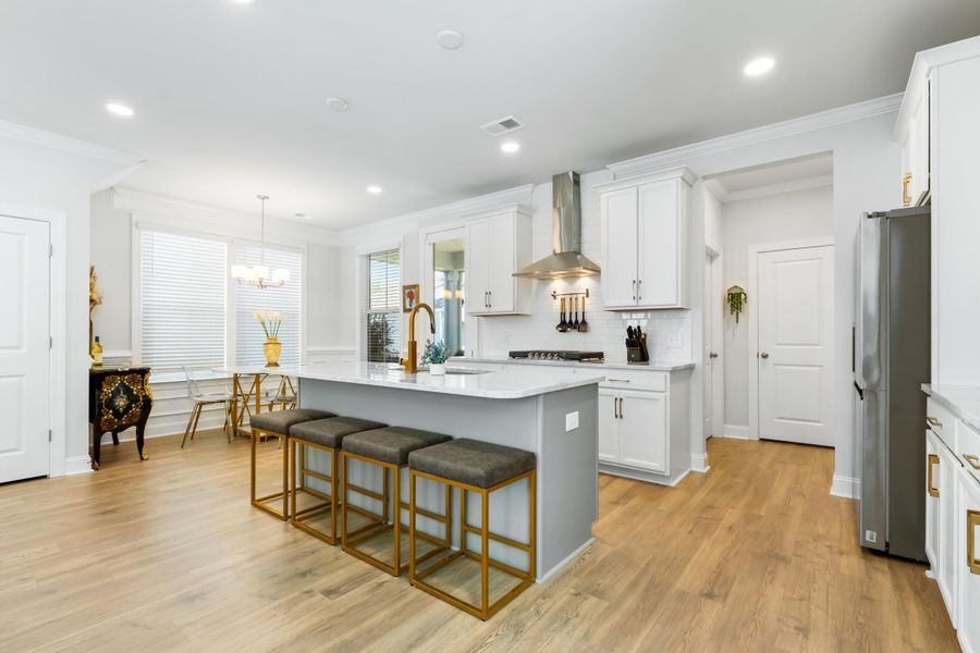 Furnished interior view inside a new home in Oak Bluff, Charleston (Image 16).