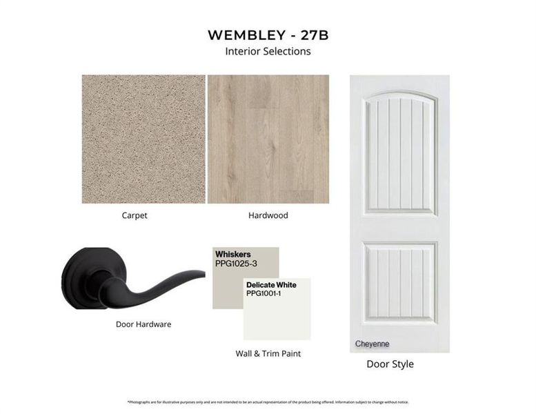 Sample of building materials used in homes in Villas at Gold Creek, Dawsonville (Image 4).