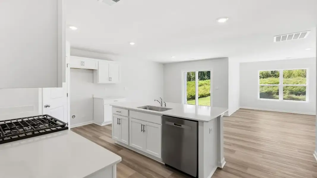 Furnished interior view inside a new home in Waverly Station, Greenwood (Image 7).