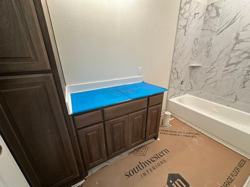 In-progress construction of a new home in Fannin Ranch, Leonard, TX (Image 9).