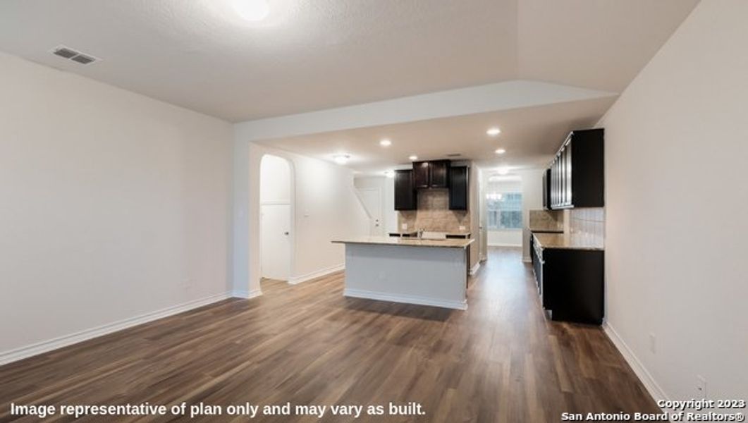 Furnished interior view inside a new home in Avenida, Converse (Image 6). Furnished interior view inside a new home in Avenida, Converse (Image 6).