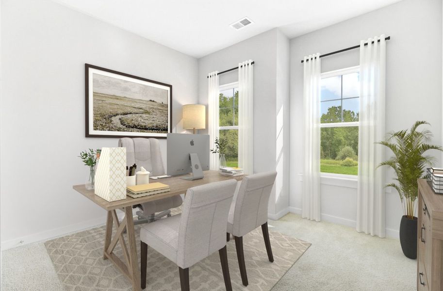 Representative furnished interior of a home built from the The Lannister by Stanley Martin Homes in Indigo Grove Townhomes, Johns Island (Image 29). Representative furnished interior of a home built from the The Lannister by Stanley Martin Homes in Indigo Grove Townhomes, Johns Island (Image 29).