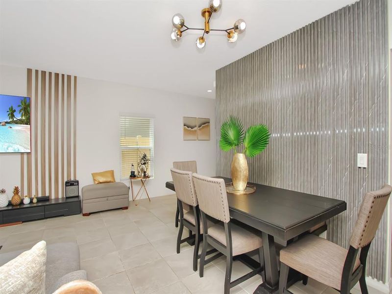 Furnished interior view inside a new home in , Kissimmee (Image 17).