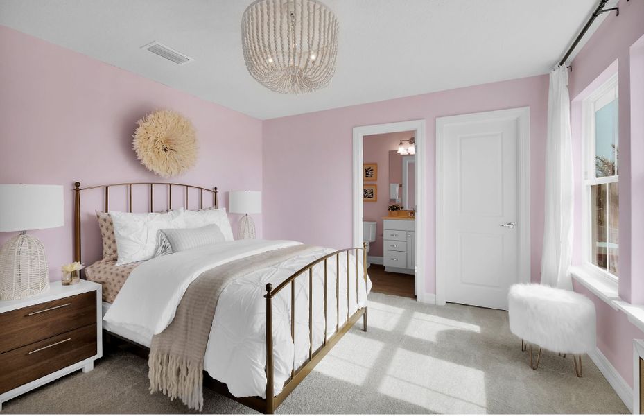 Furnished interior view inside a new home in Avondale at Avenir, Palm Beach Gardens (Image 6).