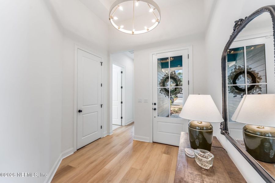 Furnished interior view inside a new home in Palm Crest at Seabrook, Ponte Vedra (Image 30). Furnished interior view inside a new home in Palm Crest at Seabrook, Ponte Vedra (Image 30).