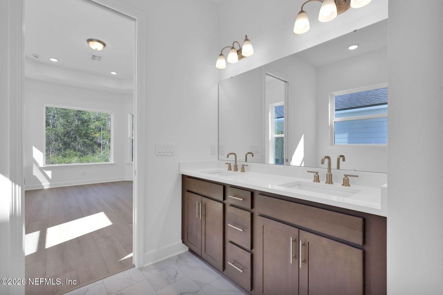 Furnished interior view inside a new home in , Ponte Vedra (Image 15).