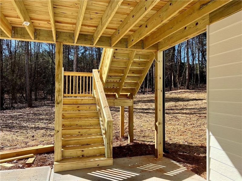 Exterior details and patio area of a home in , Pendergrass (Image 21).