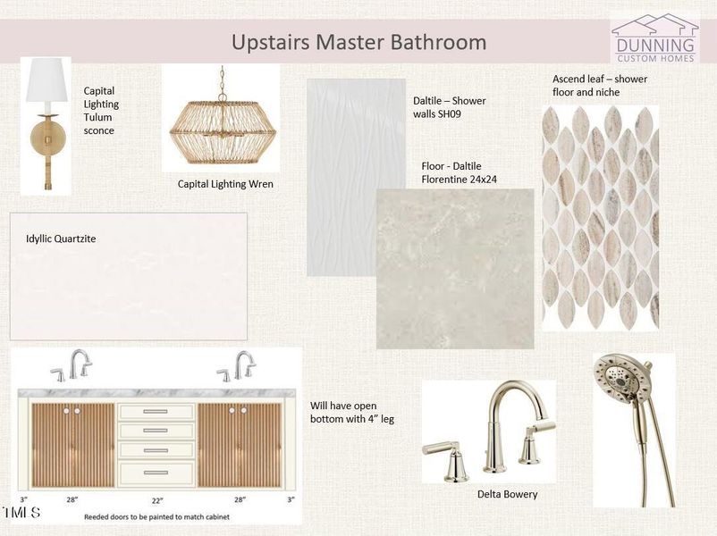 22 - Second floor master bath mood board