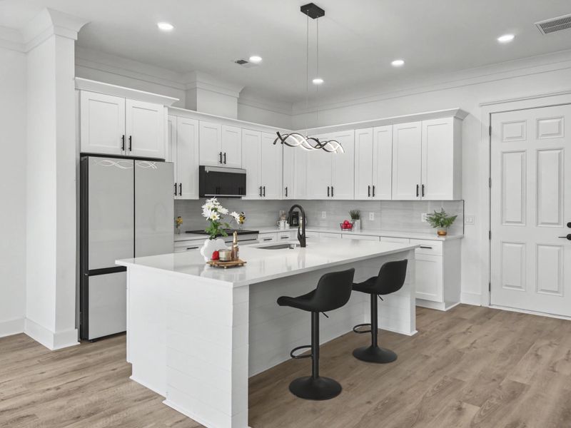 Furnished interior view inside a new home in , North Charleston (Image 5).