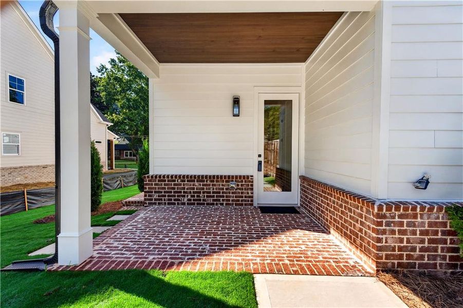 Exterior details and patio area of a home in , Marietta (Image 30).