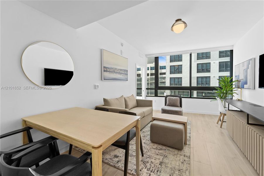 Furnished interior view inside a new home in , Miami (Image 12).