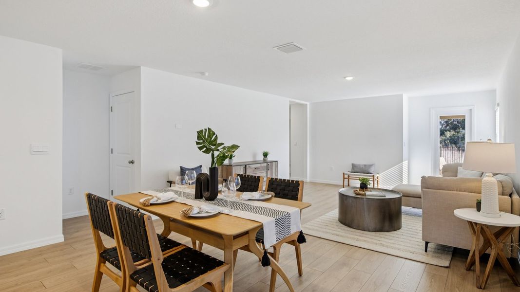 Furnished interior view inside a new home in Angeline, Land O' Lakes (Image 10).