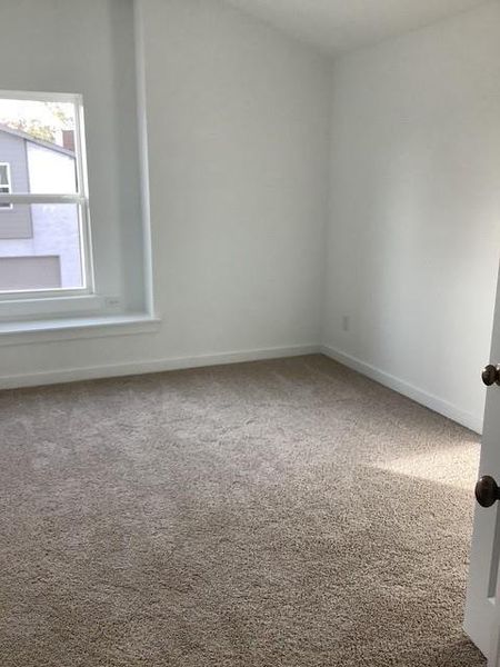 Unfurnished room featuring carpet