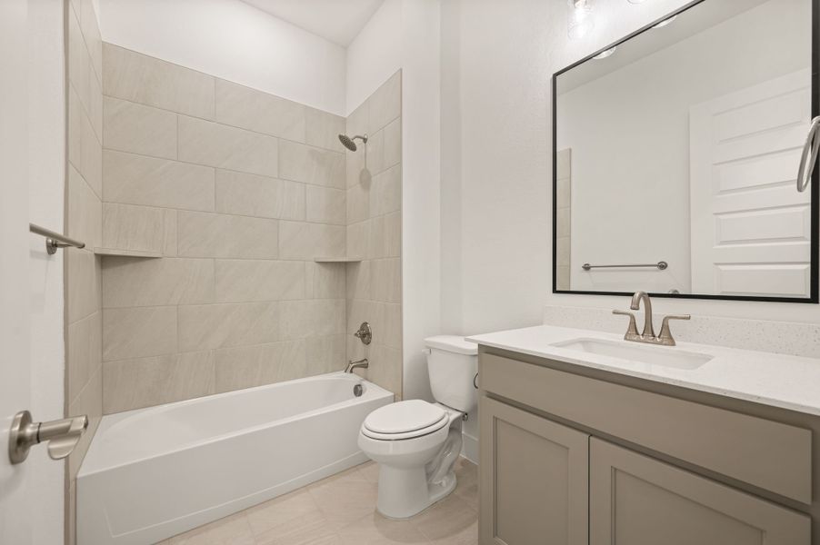 Furnished interior view inside a new home in Settlers Glen, New Fairview (Image 16). Furnished interior view inside a new home in Settlers Glen, New Fairview (Image 16).