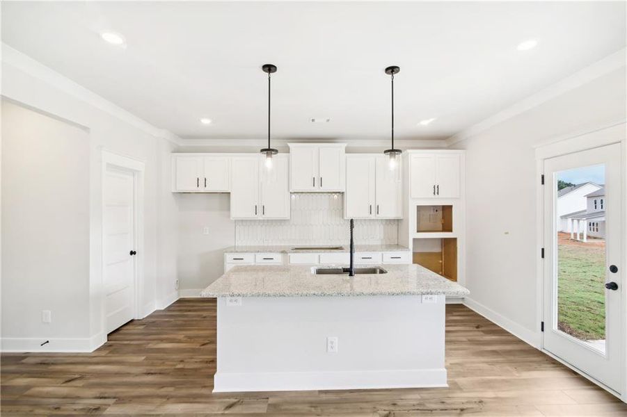 Furnished interior view inside a new home in Rosewood Lake Estates, Hoschton (Image 14).