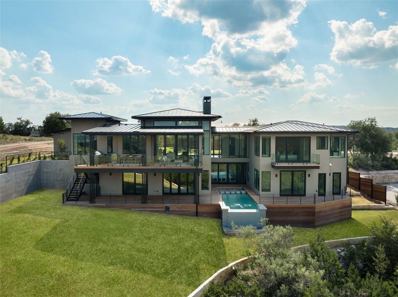Exterior details and patio area of a home in , Austin (Image 3).