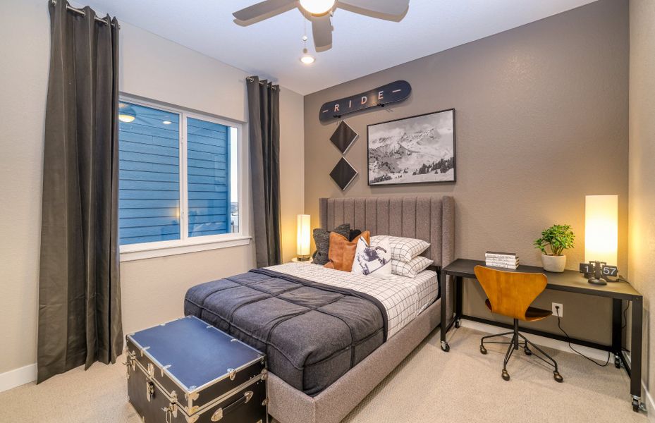 Furnished interior view inside a new home in Sterling Ranch, Littleton (Image 9).